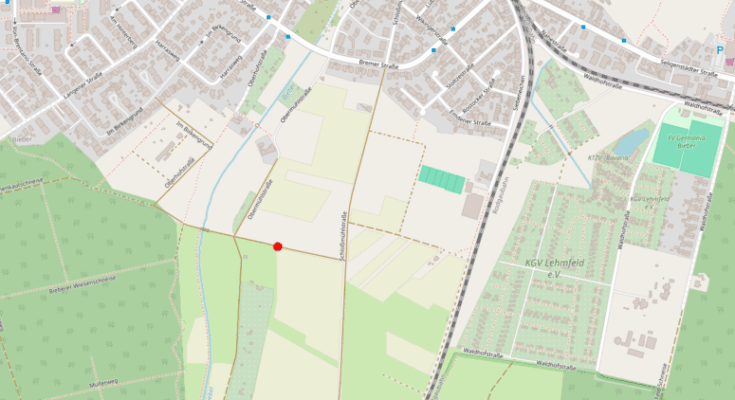 Kartenansicht Bieberer Feld