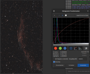 Histogramm Streckung