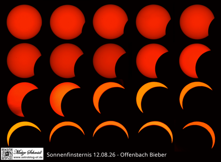 Sonnenfinsternis 12.08.2026 Fotocollage
